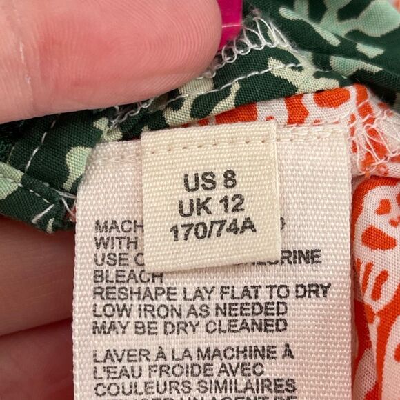 Free People Polska Hidden Earth A-Line Maxi Skirt Patchwork Boho Flowy Size 8 - Picture 7 of 9